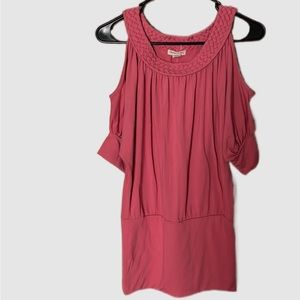Shoulder-less Top with Rope Neckline